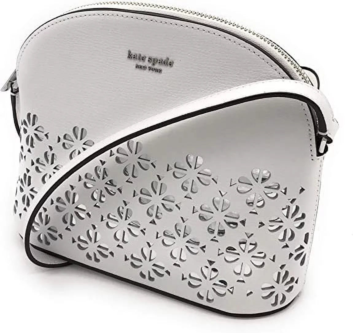 Kate Sizepade MEDIUM DOME CROSizeSizeBODY sylvia perforated optic white