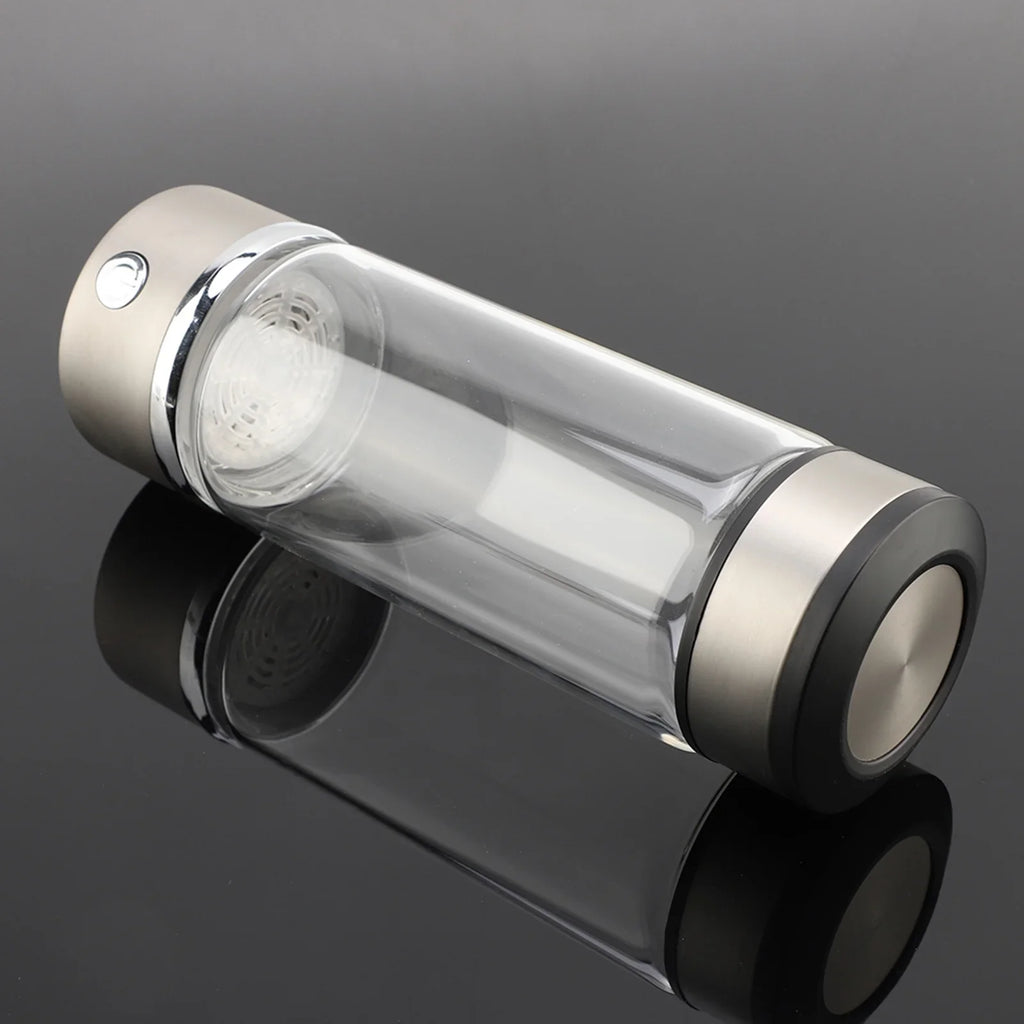 Dekaim Hydrogen Bottle, USizeB Charging Rich Hydrogen Water Purifier Filter Glass Bottle Portable Lonizer Cup