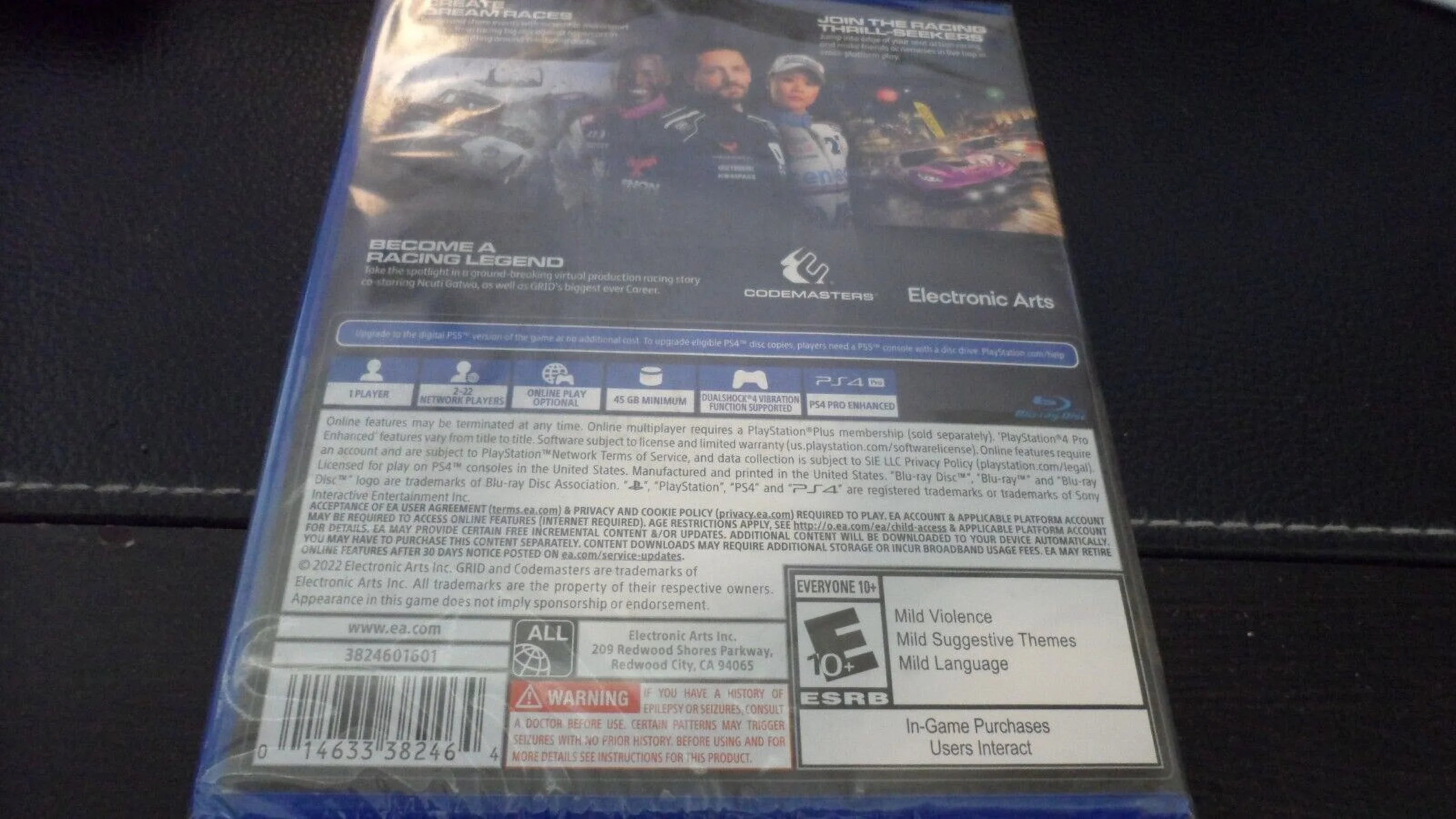 Grid Legends PSize4