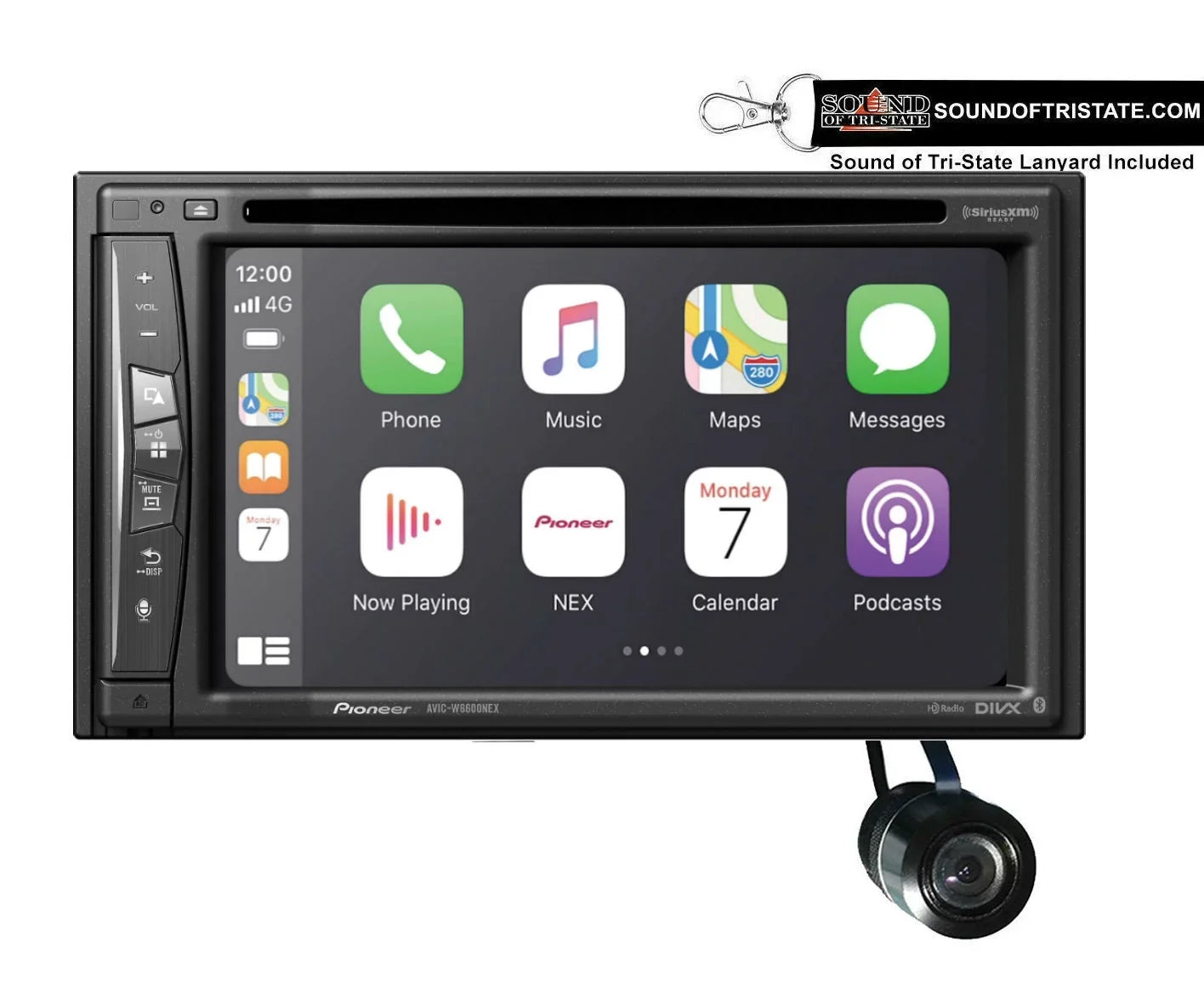 Pioneer AVIC-W6600NEX6.2" Navigation DVD Receiver with Backup Camera
