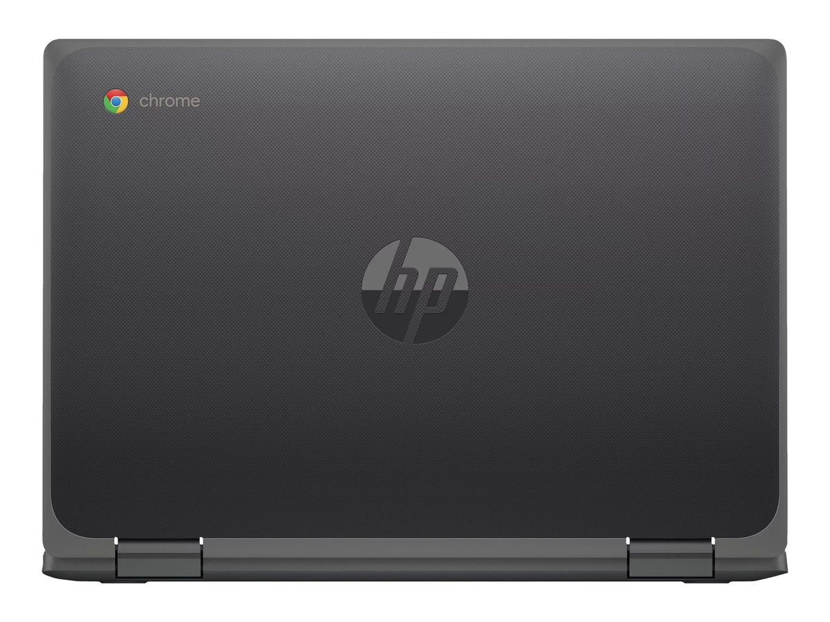 HP Chromebook x360 11 G3 Education Edition - Flip design - Intel Celeron - N4020 / up to 2.8 GHz - Chrome OSize - UHD Graphics 600 - 4 GB RAM - 32 GB eMMC - 11.6" IPSize touchscreen 1366 x 768 (HD) - Wi-Fi 5 - chalkboard gray - kbd: USize
