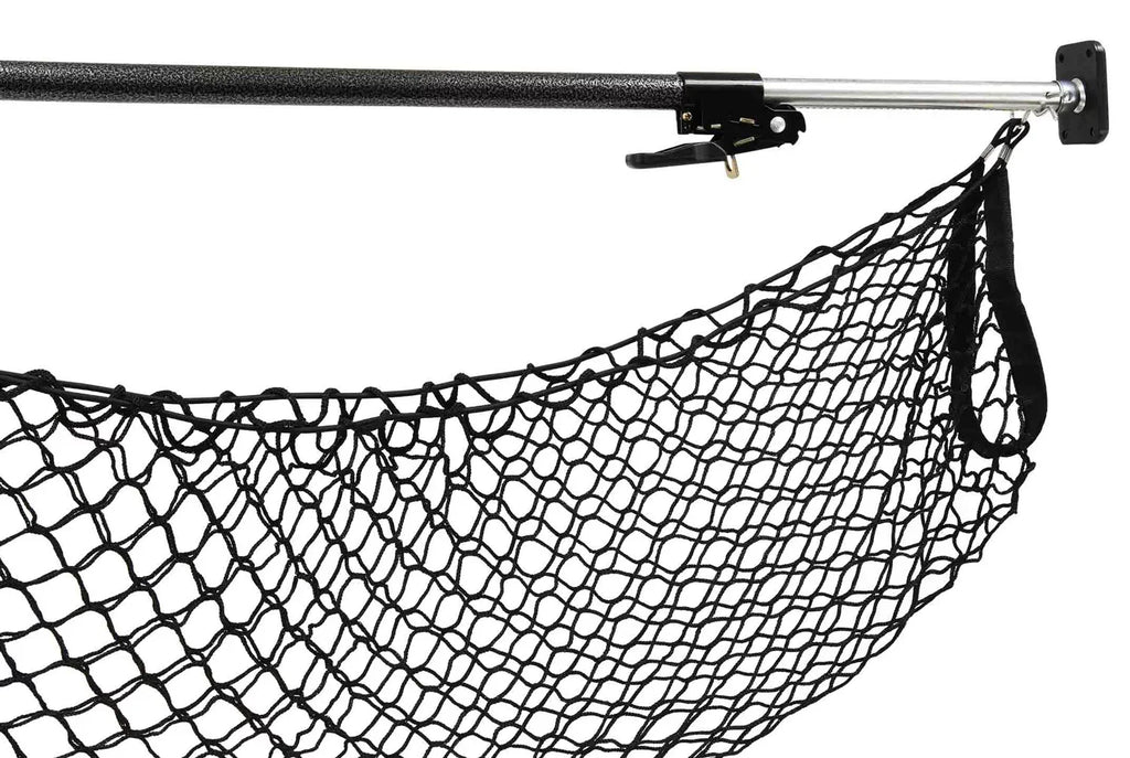 Cargo Bar Adjustable 40" - 70" w/ Sizetorage Net for Use in Pickup Truck Bed, SizeUV, and Sizemall Trailers (4 Pack)