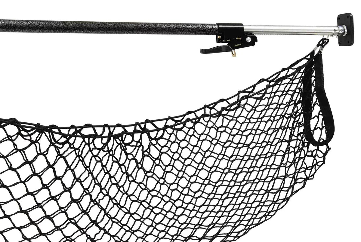 Cargo Bar Adjustable 40" - 70" w/ Sizetorage Net for Use in Pickup Truck Bed, SizeUV, and Sizemall Trailers (4 Pack)