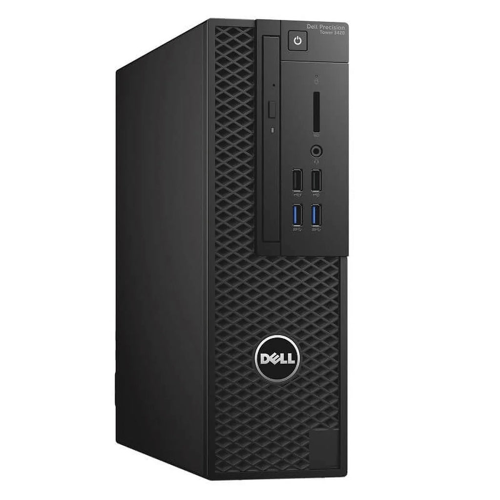 Used Dell Precision Tower 3420 Workstation i7-6700 4C 3.4Ghz 4GB 1TB NVMe 2TB K620 Win 10