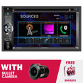 New Jensen CDR5620 6.2 Inch CD/DVD Receiver with Bluetooth and Backup Bullet Camera