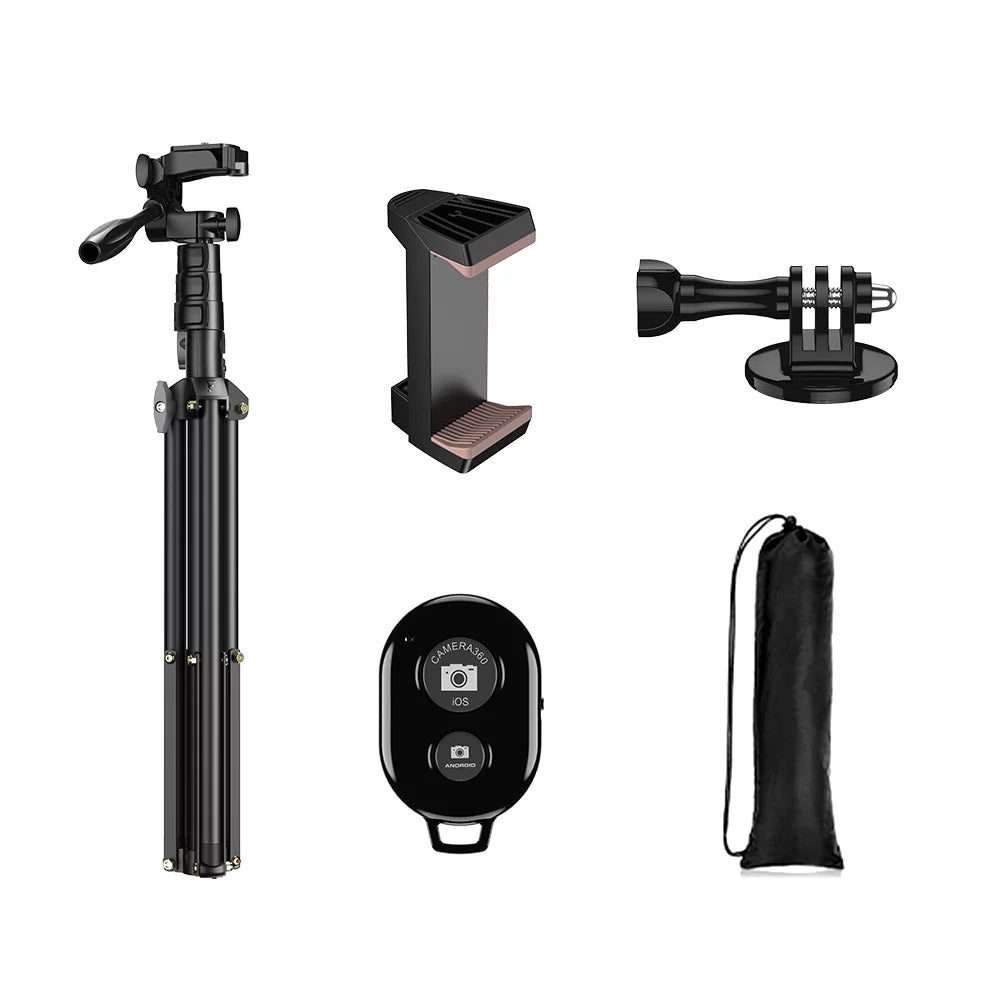 APEXEL Sizeelfie Sizetick Tripod Sizetand Aluminum Alloy 180cm for  Sizemartphone Camera