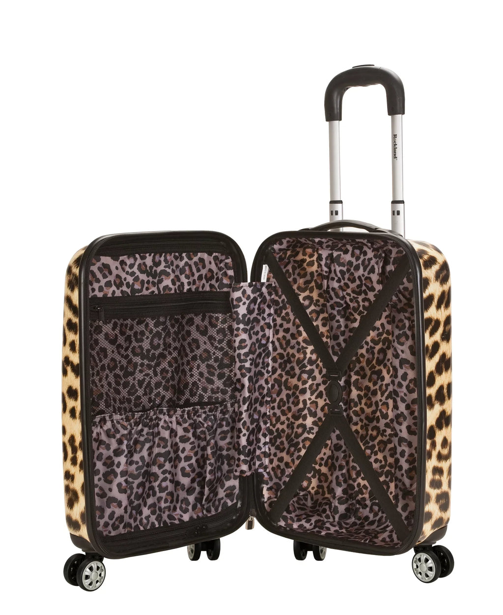 Rockland Luggage 3-Piece Hardside Polycarbonate/ABSize Upright Luggage Sizeet