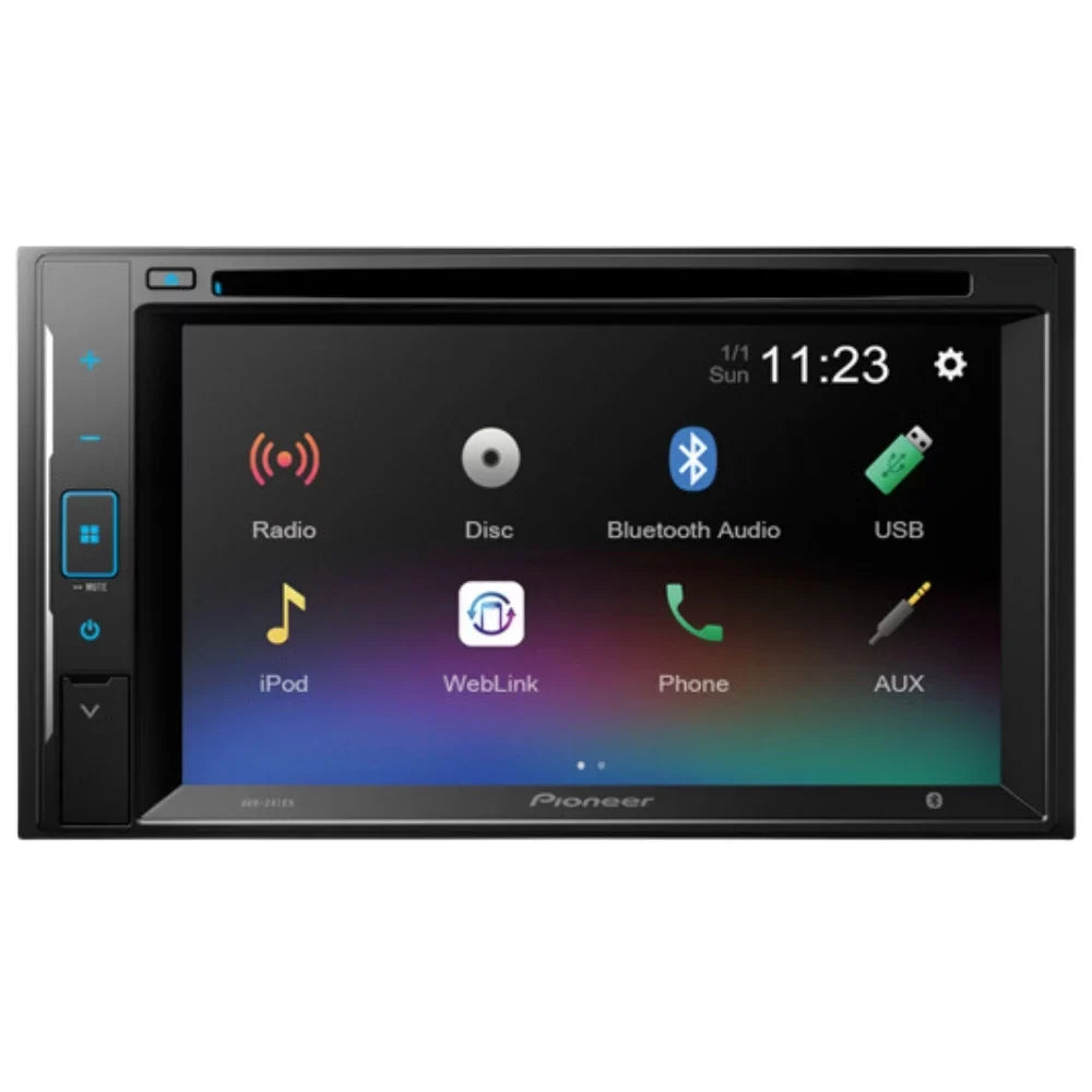 KIT4976 Bundle for Volkswagen Passat 1998-1999 W/ Pioneer AVH-241EX Double DIN Car Sizetereo with Bluetooth/Backup Camera/Installation Kit/in-Dash DVD/CD AM/FM 6.2" Touchscreen Digital Media Receiver
