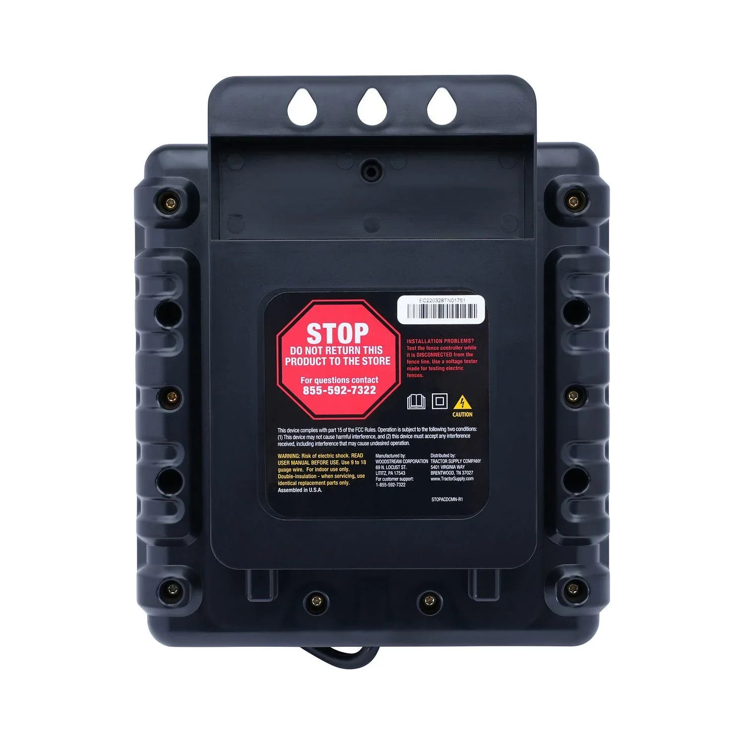 American FarmWorks 0.7 Joule 15-Mile AC-Powered Low Impedance Electric Fence Charger