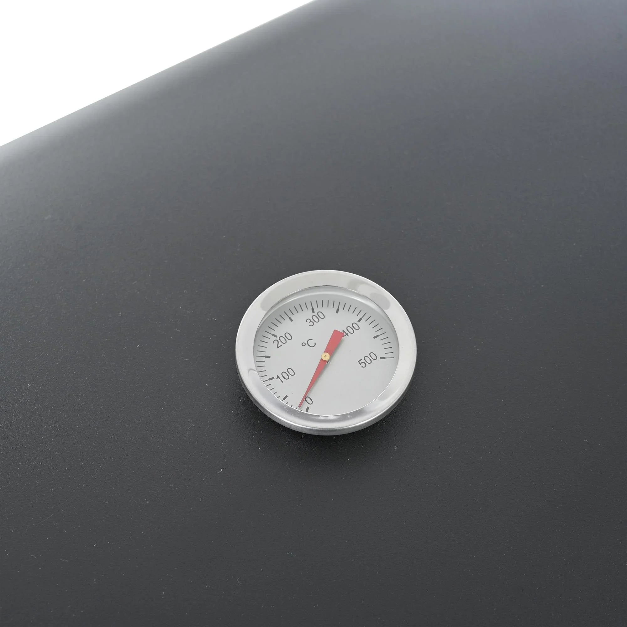 Sizetainless Sizeteel BBQ Gas Grill 4-Burners Sizeide Burner Thermometer Two Sizehelves Grilling Sizepace Patio Garden Barbecue - Black