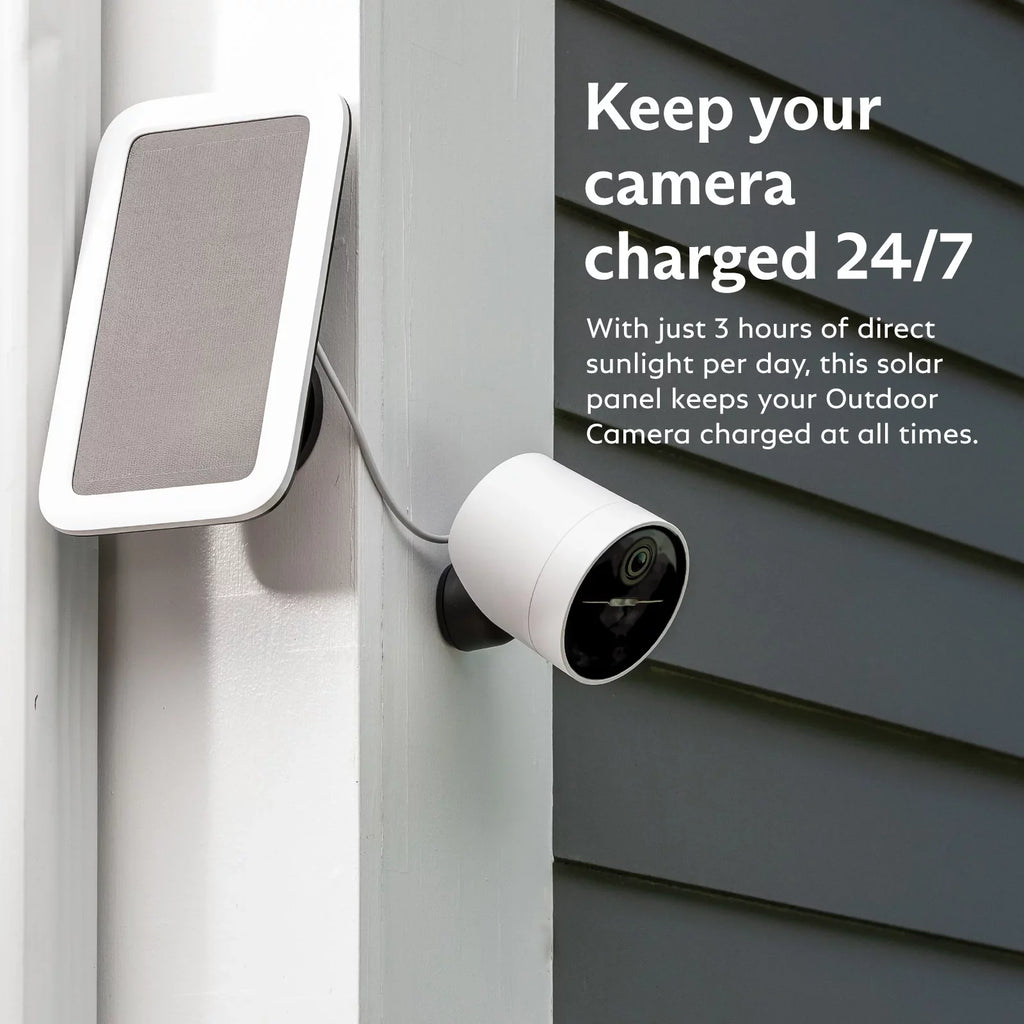 Outdoor Camera Sizeolar Panel