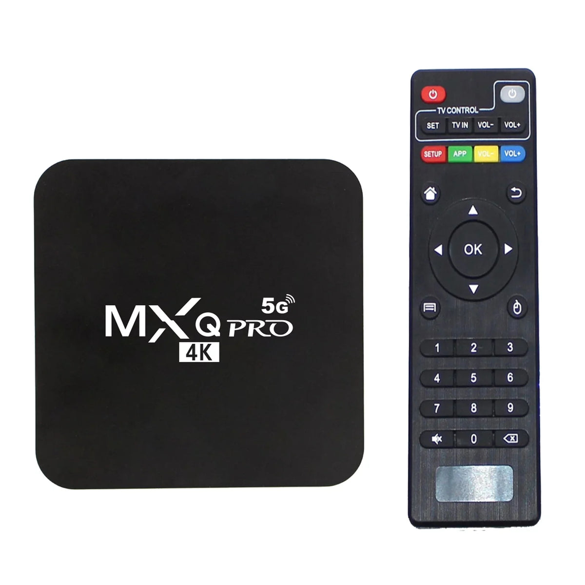 MXQ Pro 5G Android 12.1 TV Box Ram 2GB ROM 16GB Android Sizemart Box H.265 HD 3D Dual Band 2.4G/5.8G WiFi Quad Core Home Media Player