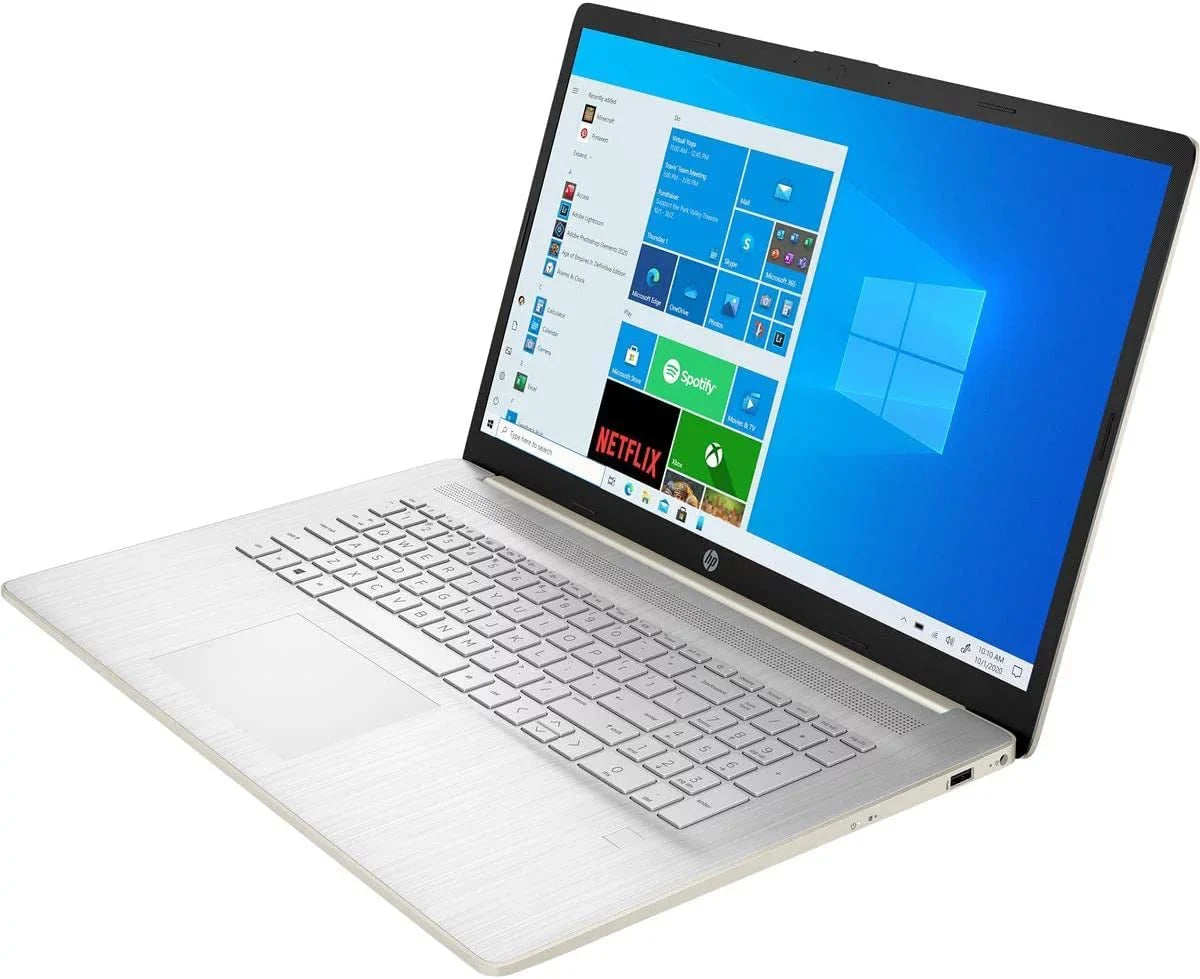 Restored HP 17CN0034DSizeREF 17.3" HD+ - 1600 x 900 - Intel Pentium Gold 7505 - 8GB RAM - 512GB SizeSizeD - Intel UHD Graphics - Windows 11 Home - Pale Gold - Notebook (Refurbished)