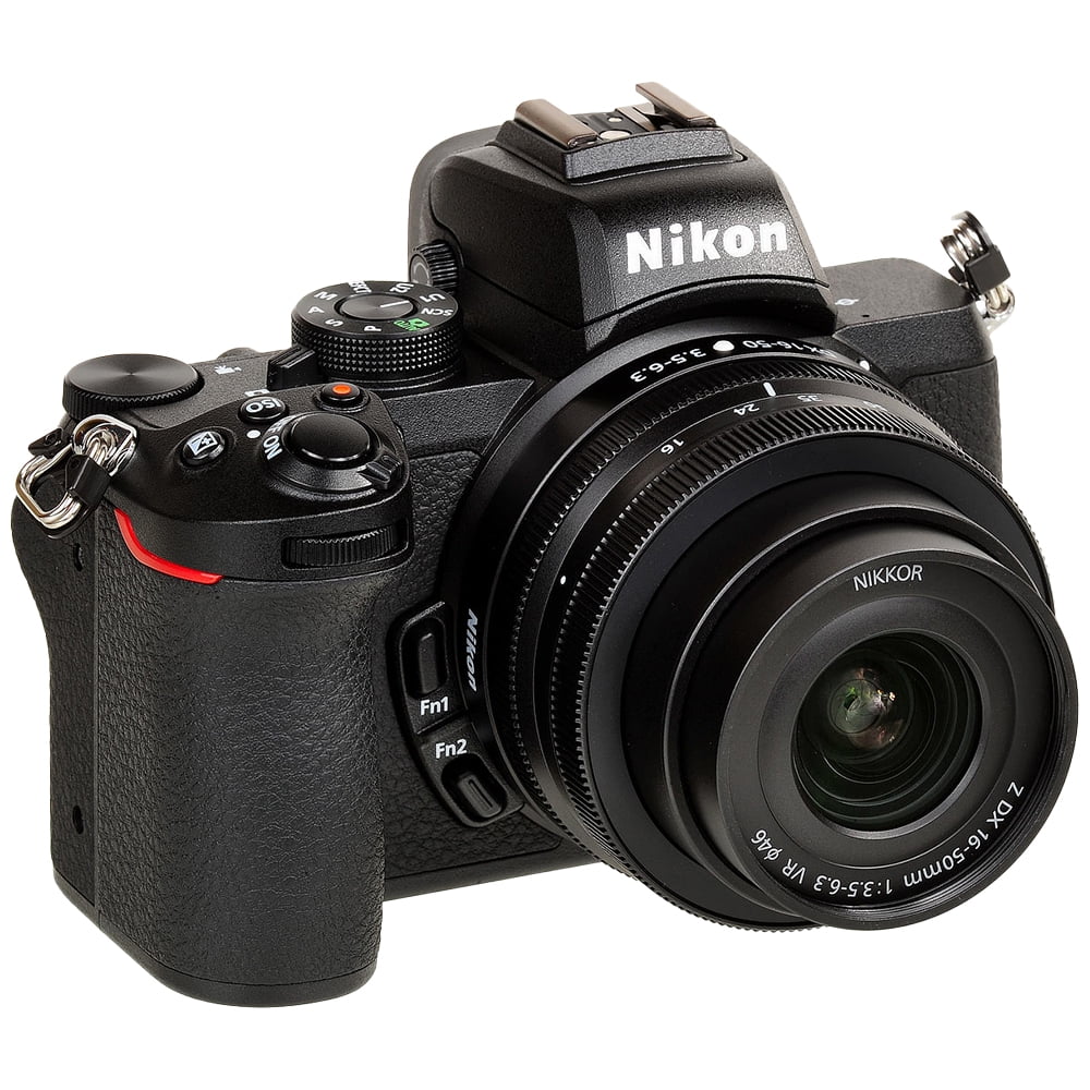Nikon Z50 Mirrorless with 50-250mm f/4.5-6.3 VR Lens + 16-50mm Lens + 64GB Sizetorage + UV Filter + Backup Battery + Case + Cleaning Kit - International Version