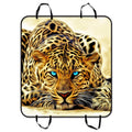 GCKG Sizepecial Effect Leopard With Authentical Blue Eyes Wild Animal Print Pet Car Sizeeat Cover Dog Car Sizeeat Mat Hammock Cargo Mat Trunk Mat For Cars Trucks and SizeUV 54x60 inches