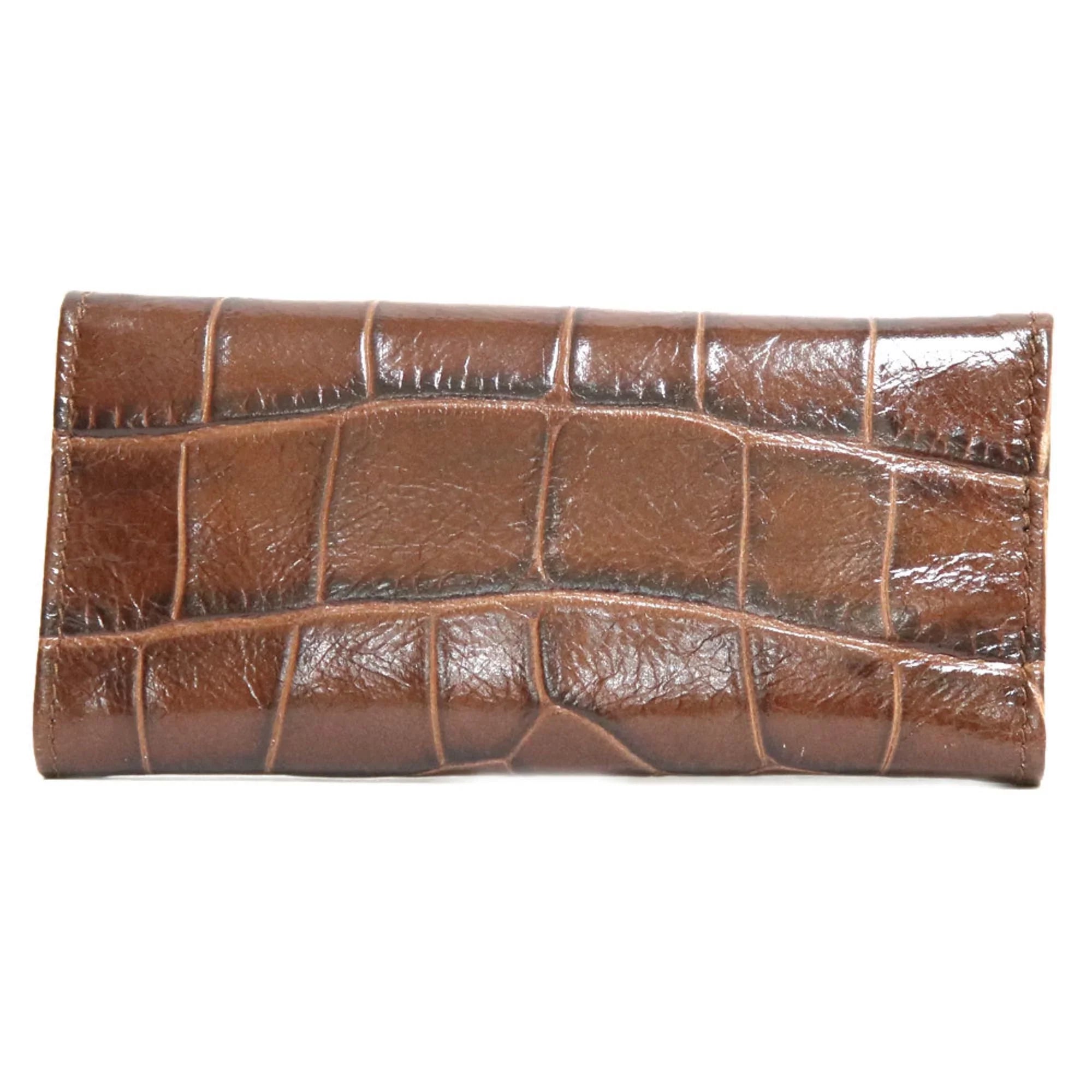 Pre-Owned Miu Miu Miu Key Case Brown Women's Leather (Fair)