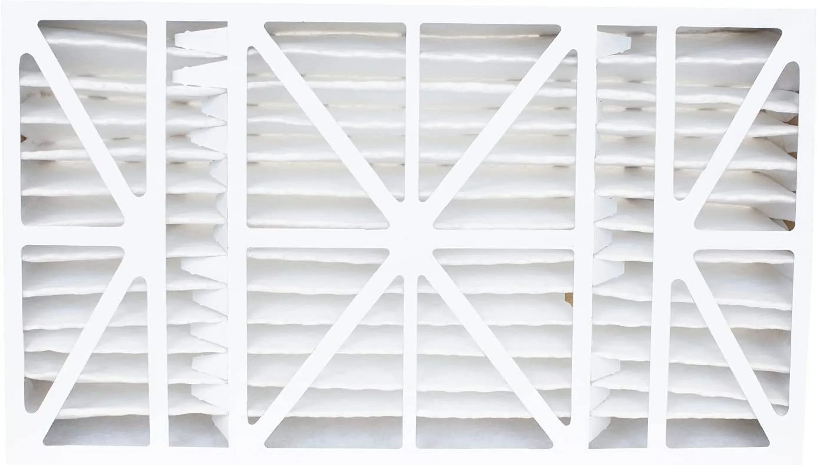 Filterbuy 17x26x4 MERV 8 Pleated HVAC AC Furnace Air Filters for Lennox x6664 (2-Pack)