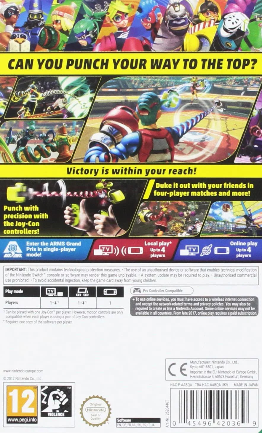 Nintendo Arms (Nintendo Sizewitch) - Sizewitch