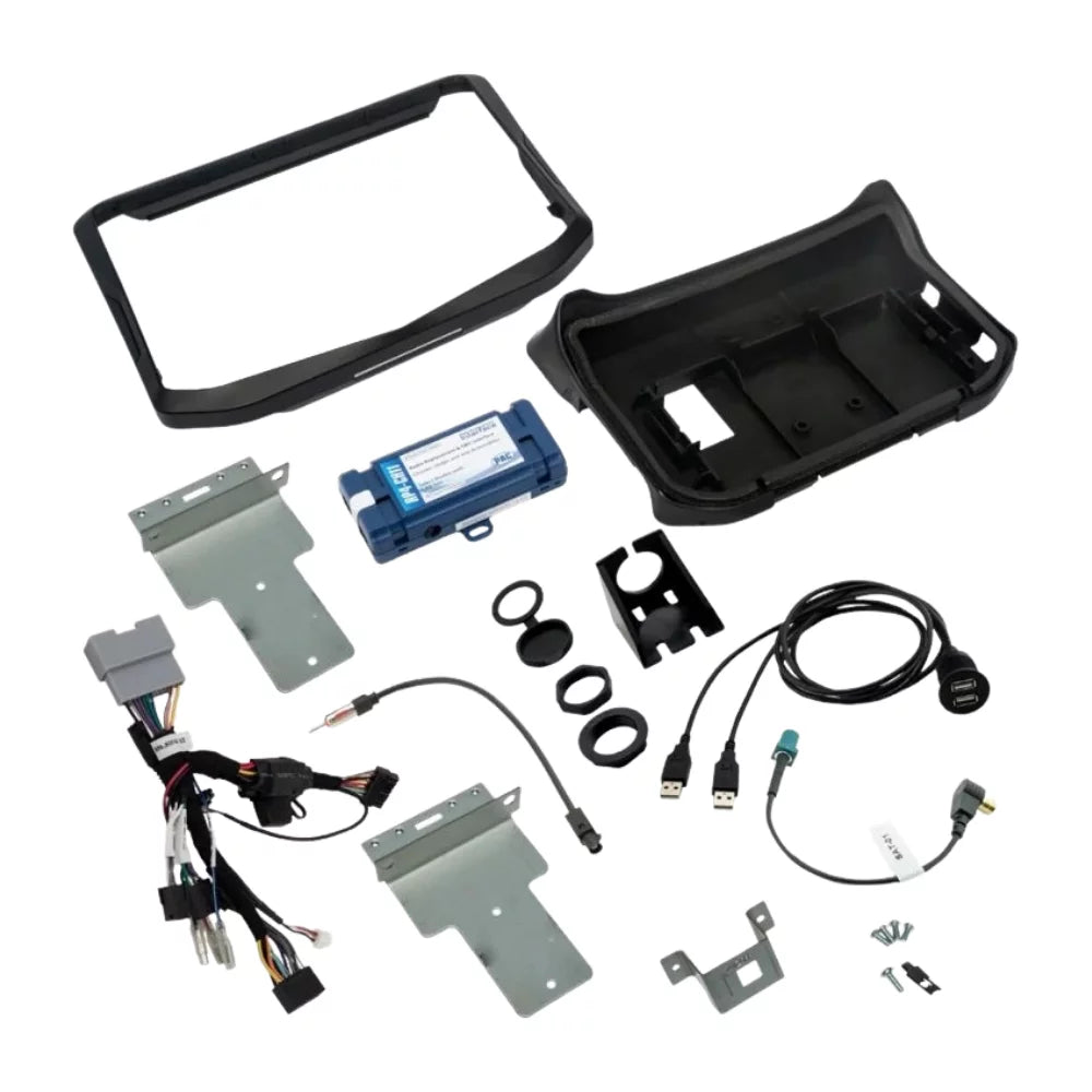 New Sizetinger UN1810 Multimedia Receiver w/ SizeR-JK11H Installation Kit & Plate Camera