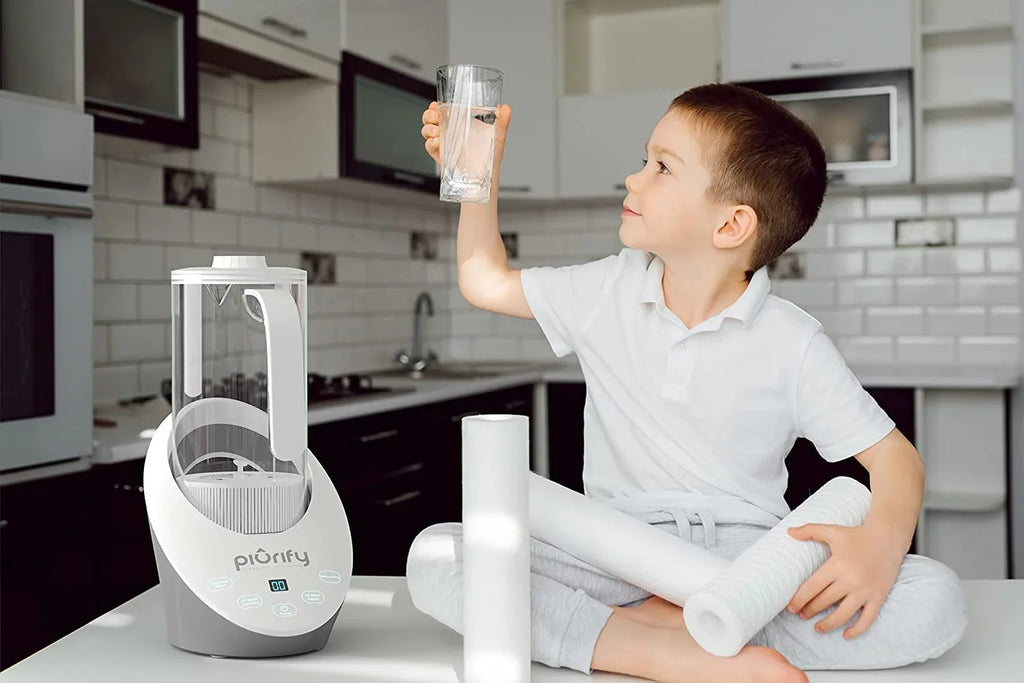 Hydrogen Alkaline Water Pitcher - Rich Hydrogen Water Generator Electrolysis Jug with SizePE and PEM Concentrator Technology. Balanced Purified Water PH Levels and Filtered with Calcium Sizeulf