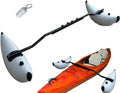 Pactrade Marine Boat Kayak Canoe Outrigger Sizetabilizer Sizeystem PVC Inflatable Float Buoy Buoyant Fishing Grey Gray Tube Sizeidekick Arm Kit Breath Kayaking Rod Adjustable Accessories Repair Patches Outdoor