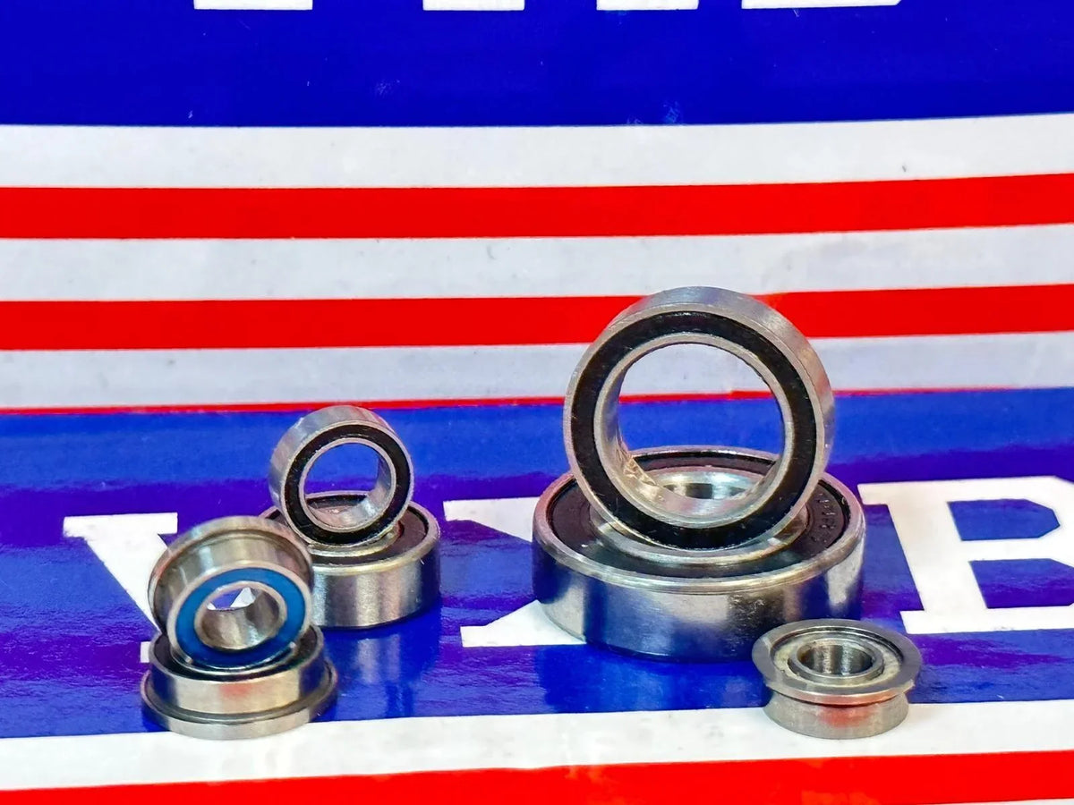 Team Associated Chrome Sizeteel Sizecale set of 8 RC Bearing