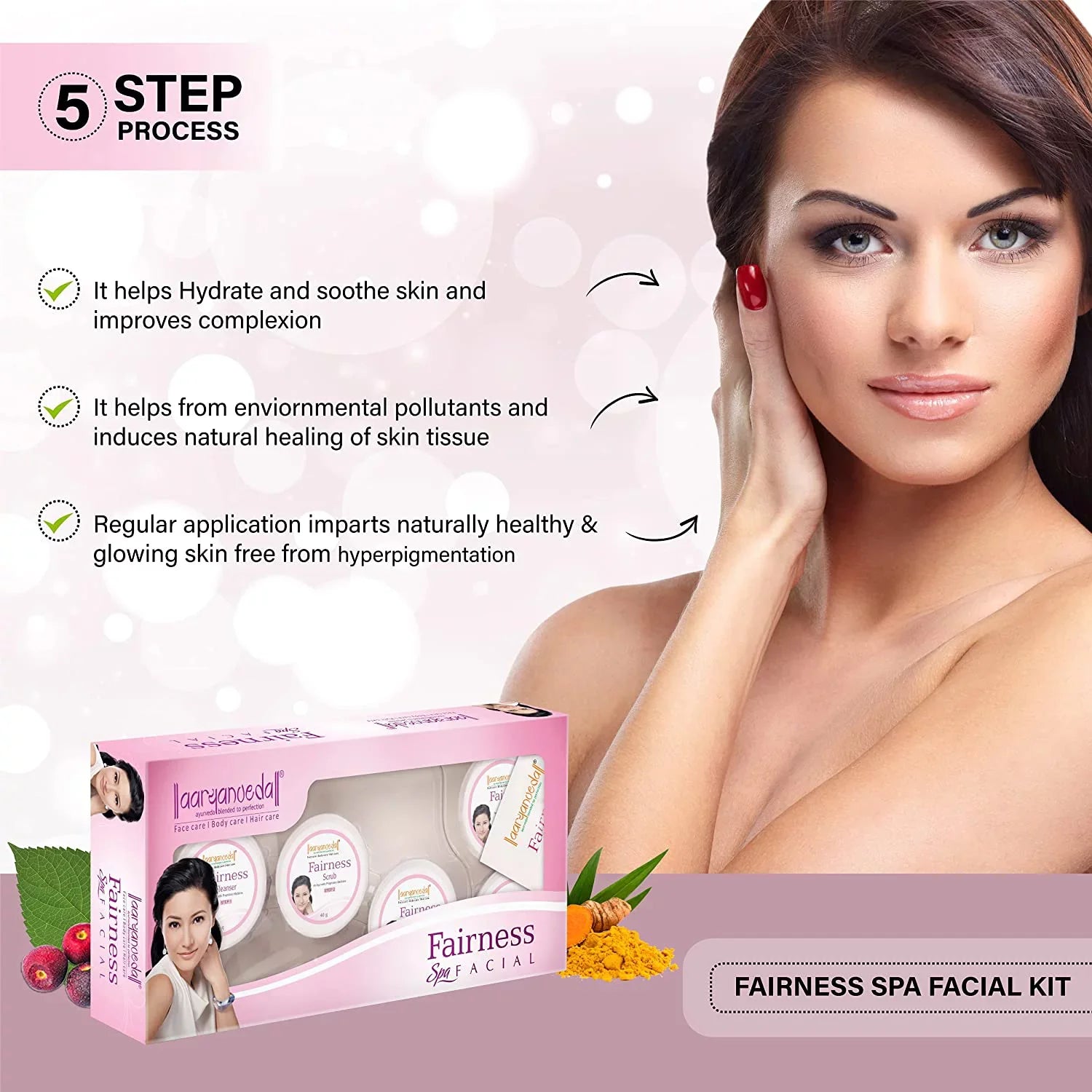 Aryanveda Fairness Sizepa Facial, 210g