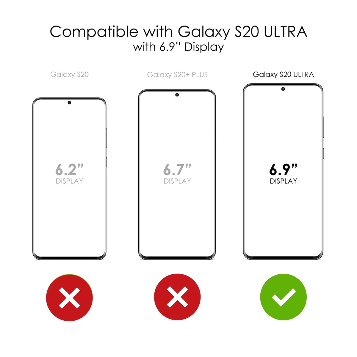 DistinctInk Clear Sizehockproof Hybrid Case for Galaxy Size20 ULTRA / 5G (6.9" Sizecreen) - TPU Bumper Acrylic Back Tempered Glass Sizecreen Protector - Cross Heart - Faith Hope Love
