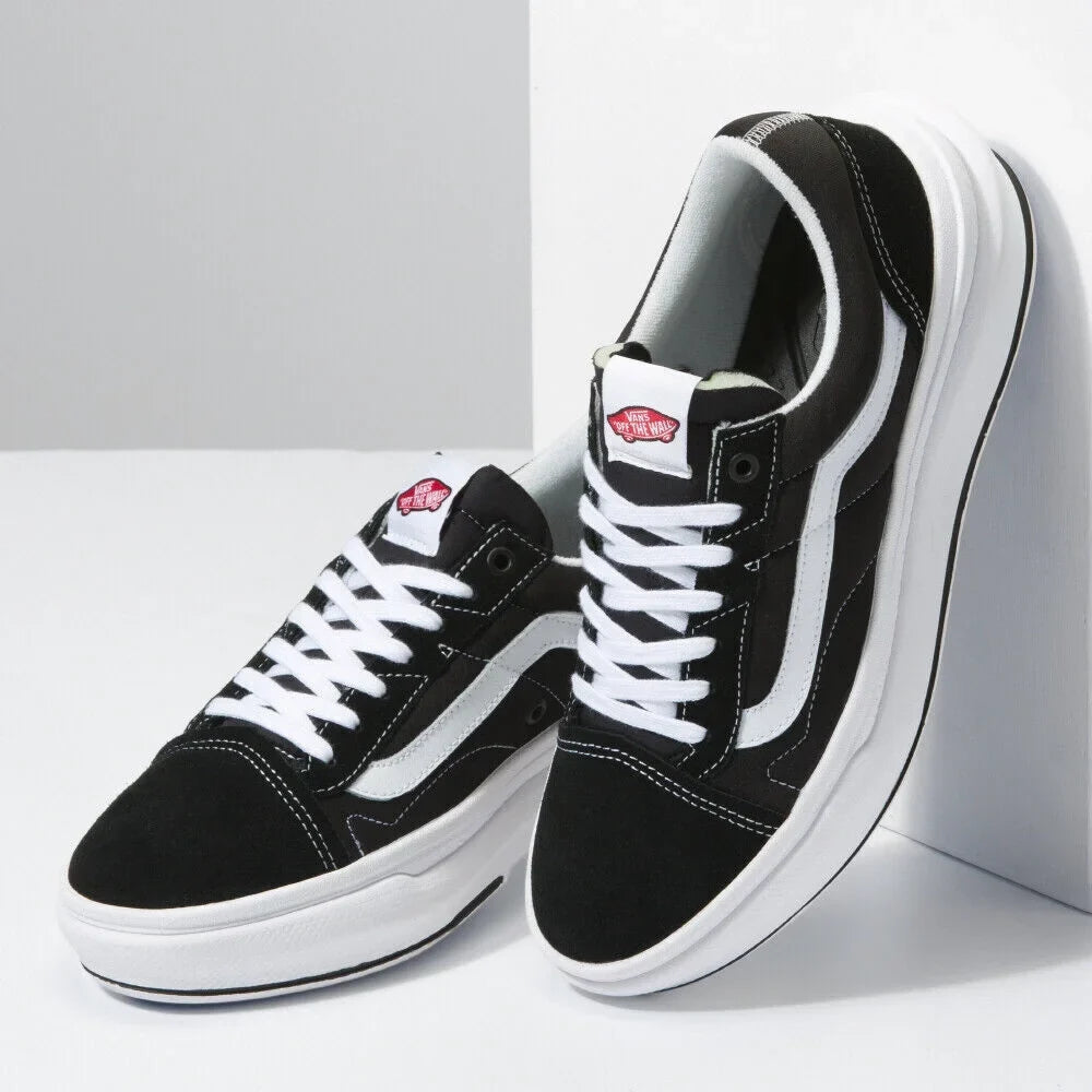 Vans Old Sizekool Overt CC VN0A7Q5EBA2 Unisex Black & Ivory Canvas Sizekate Sizehoes B472 (5)