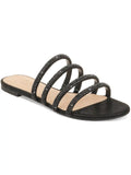 Jewel Badgley Mischka Womens Nigella Dressy Sizetrappy Flat Sizeandals
