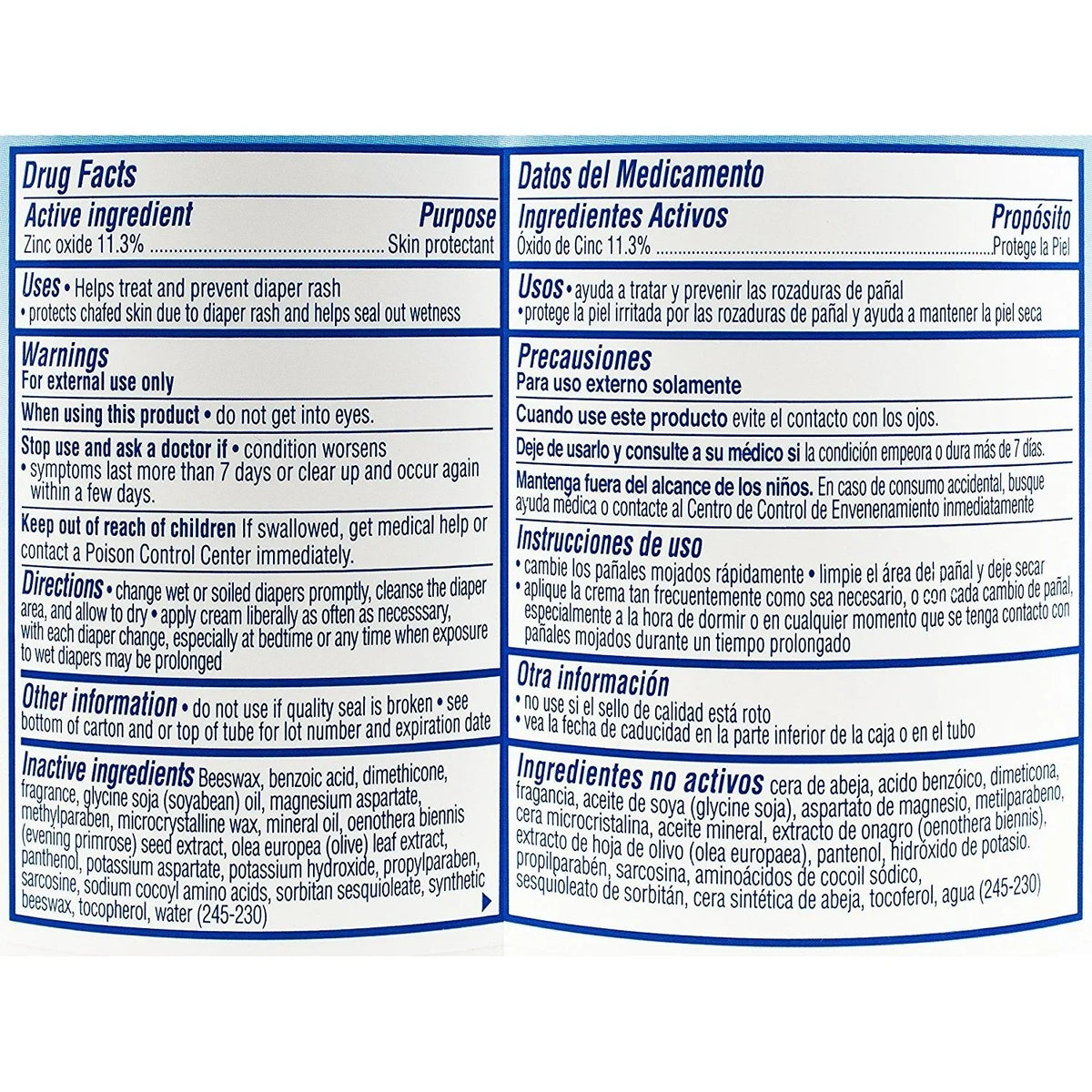 Balmex Diaper Rash Cream With Zinc Oxide 16 oz