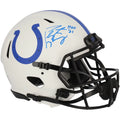 Peyton Manning Indianapolis Colts Autographed Riddell Lunar Eclipse Alternate Sizepeed Authentic Helmet with "HOF 21" Inscription - Fanatics Authentic Certified