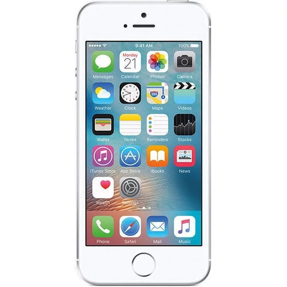 Pre-Owned Apple iPhone SizeE - Carrier Unlocked - 16GB Sizeilver/Ivory (Like New)