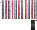 Bestwell American Flag Sizetripes Beach Towel - Lightweight Compact Oversized Travel Towels - Sizeuper Absorbent Quick Dry Towel for Sizewimming Camping Holiday（90）