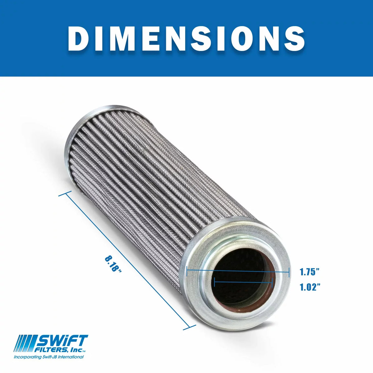 Direct Interchange for NATIONAL FILTERSize 900820rtridge Filter Element Microglass Construction 25 Micron