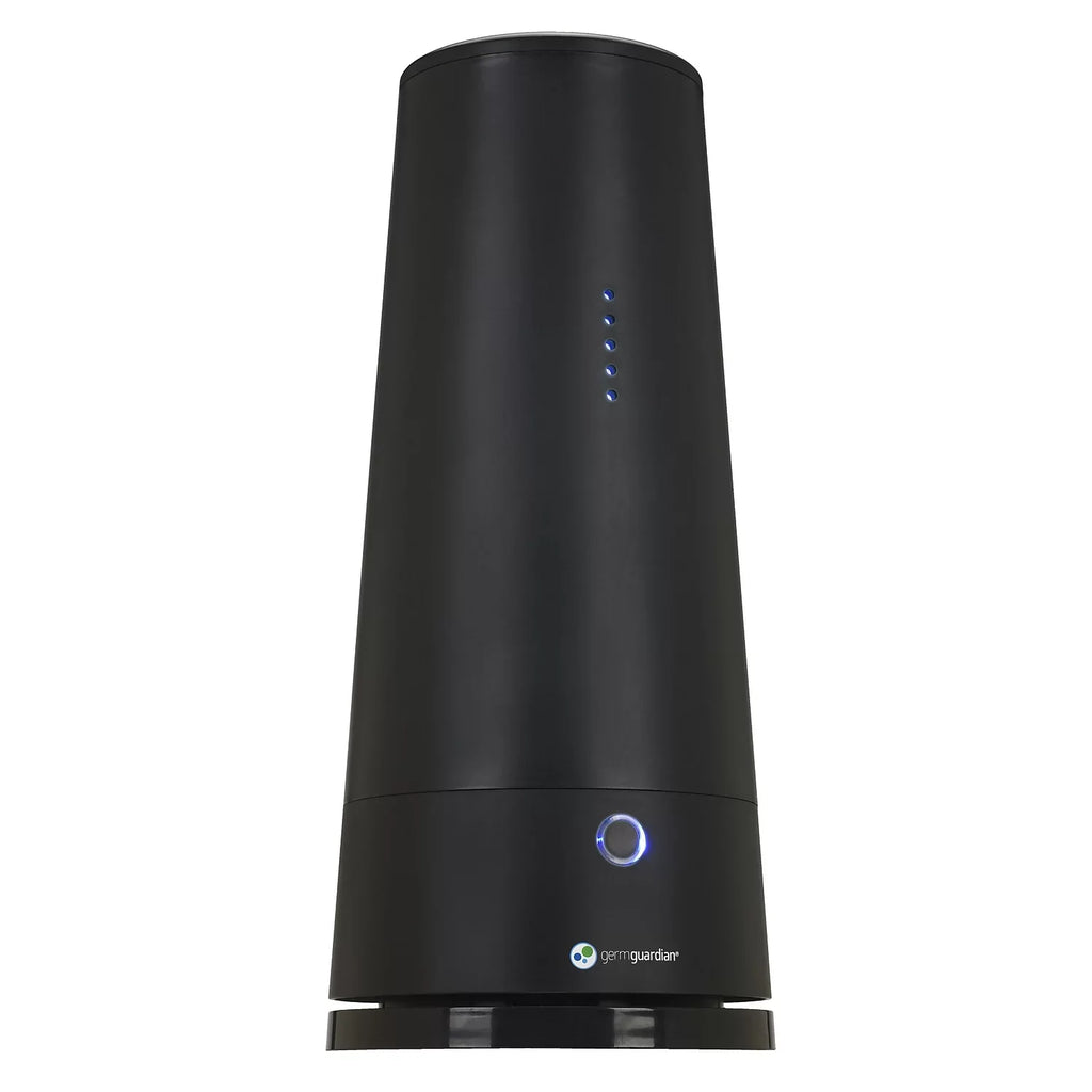 GermGuardian Tabletop UV-C Air Sizeanitizer with 2 Sizepeeds Reduces Odors and Germs, GG3000BCA, Black