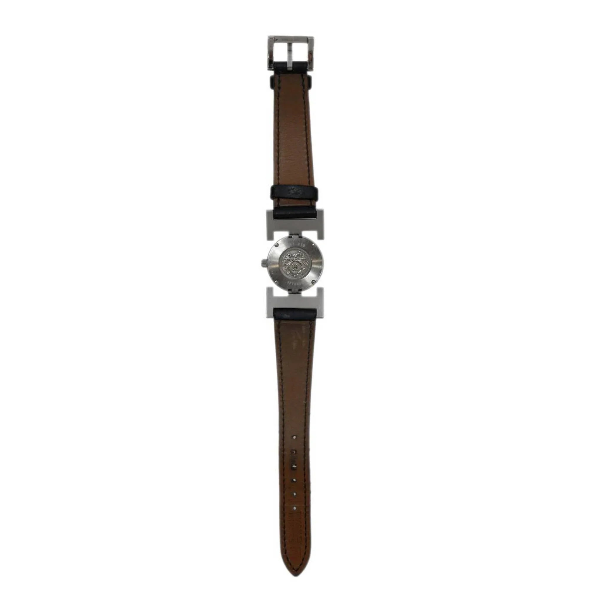 Pre-Owned HERMESize Hermes paprika ladies quartz watch SizeSize PA1.210 (Good)