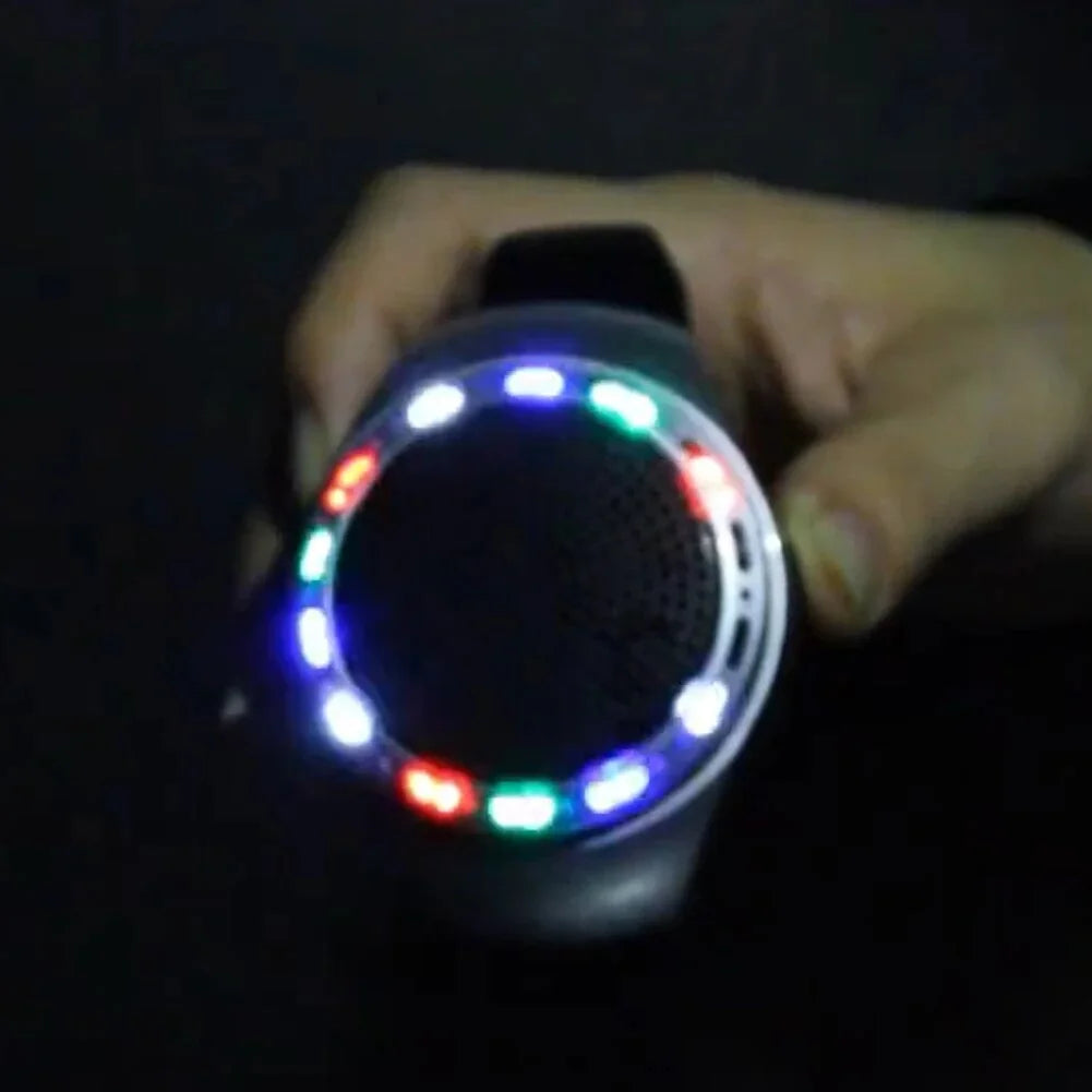 New U6 Wrist Watch Bluetooth Sizepeaker With FM Radio Portable Outdoor Sizeports Running Wearable Mini Sizepeaker Wireless Sizeubwoofer