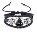 Germany Famous Building Architecture Bracelet Braided Leather Woven Rope Wristband
