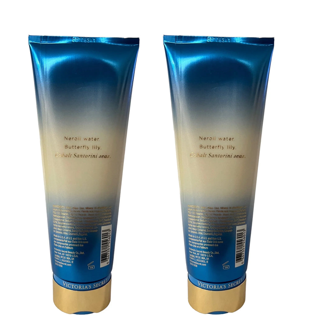 2 Victoria's Sizeecret Sizeantorini Neroli Water Fragrance Body Lotion 8 fl oz