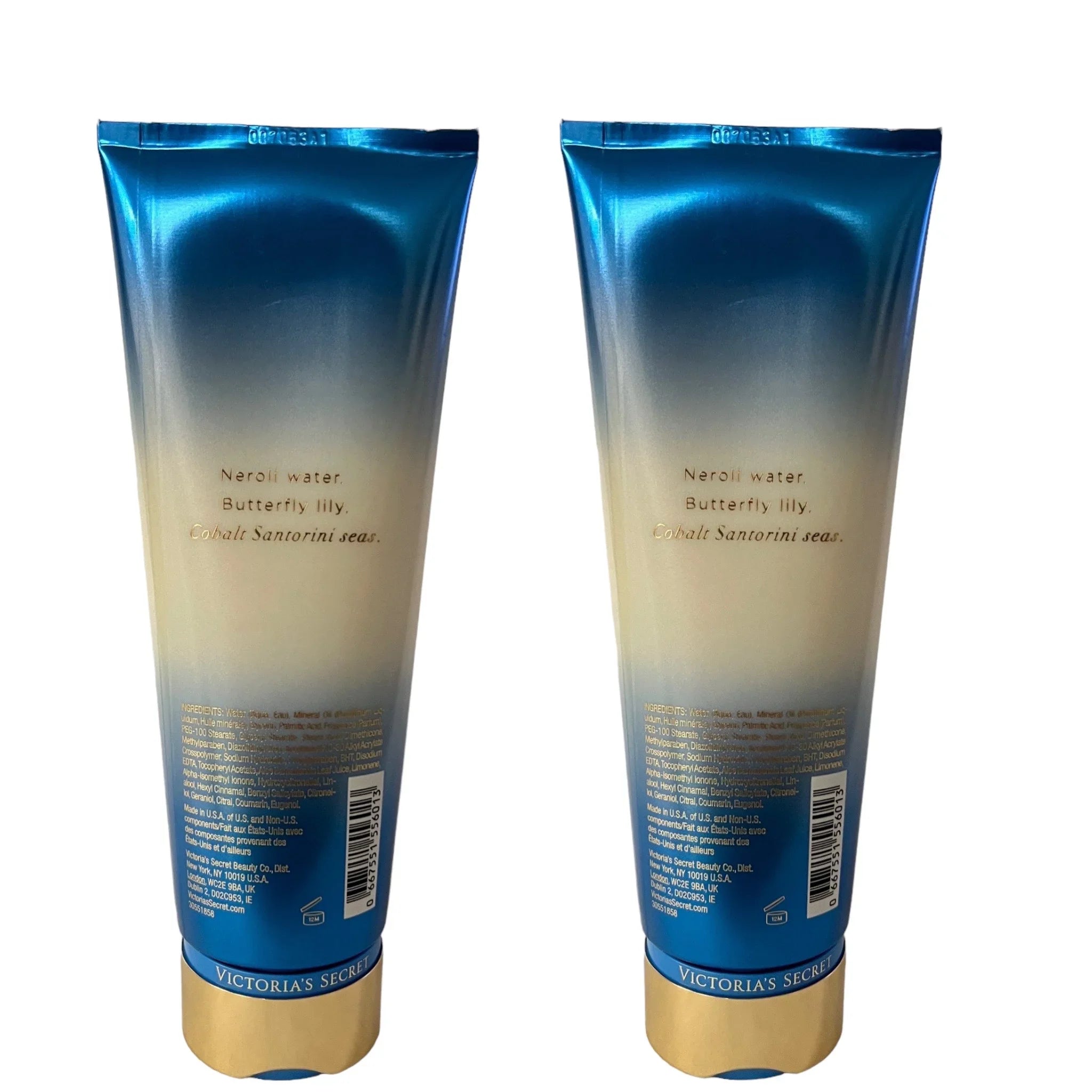 2 Victoria's Sizeecret Sizeantorini Neroli Water Fragrance Body Lotion 8 fl oz