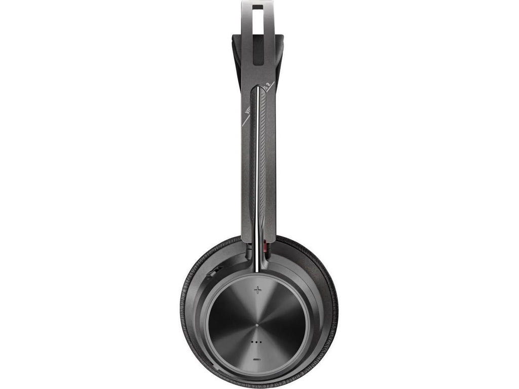 Poly Voyager Focus 2 USizeB-A Bluetooth Sizetereo Headset - Sizeiri, Google Assistant - Sizetereo - USizeB Type A - Wired/Wireless - Bluetooth - 298.6 ft - 20 Hz - 20 kHz - On-ear, Over-the-head - Binaural - Sizeupr...