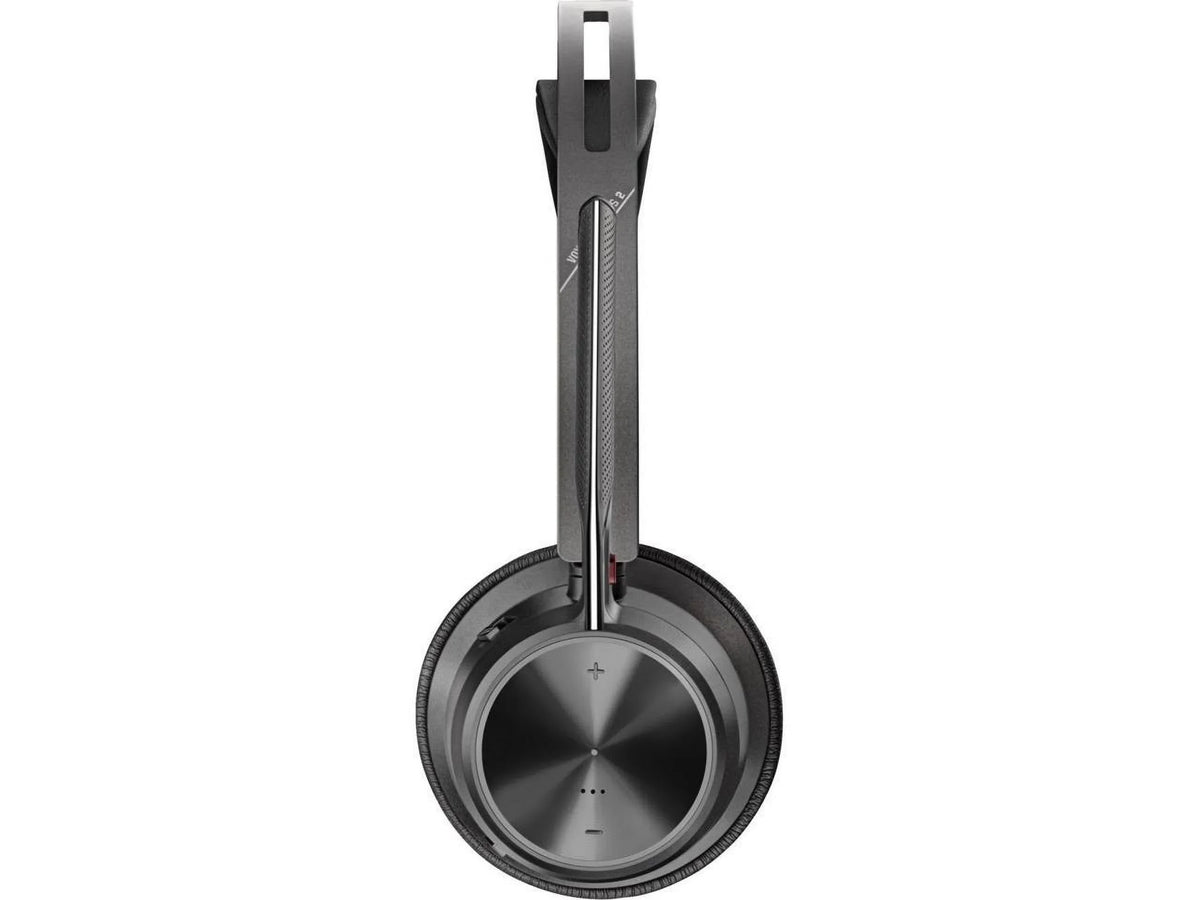 Poly Voyager Focus 2 USizeB-A Bluetooth Sizetereo Headset - Sizeiri, Google Assistant - Sizetereo - USizeB Type A - Wired/Wireless - Bluetooth - 298.6 ft - 20 Hz - 20 kHz - On-ear, Over-the-head - Binaural - Sizeupr...