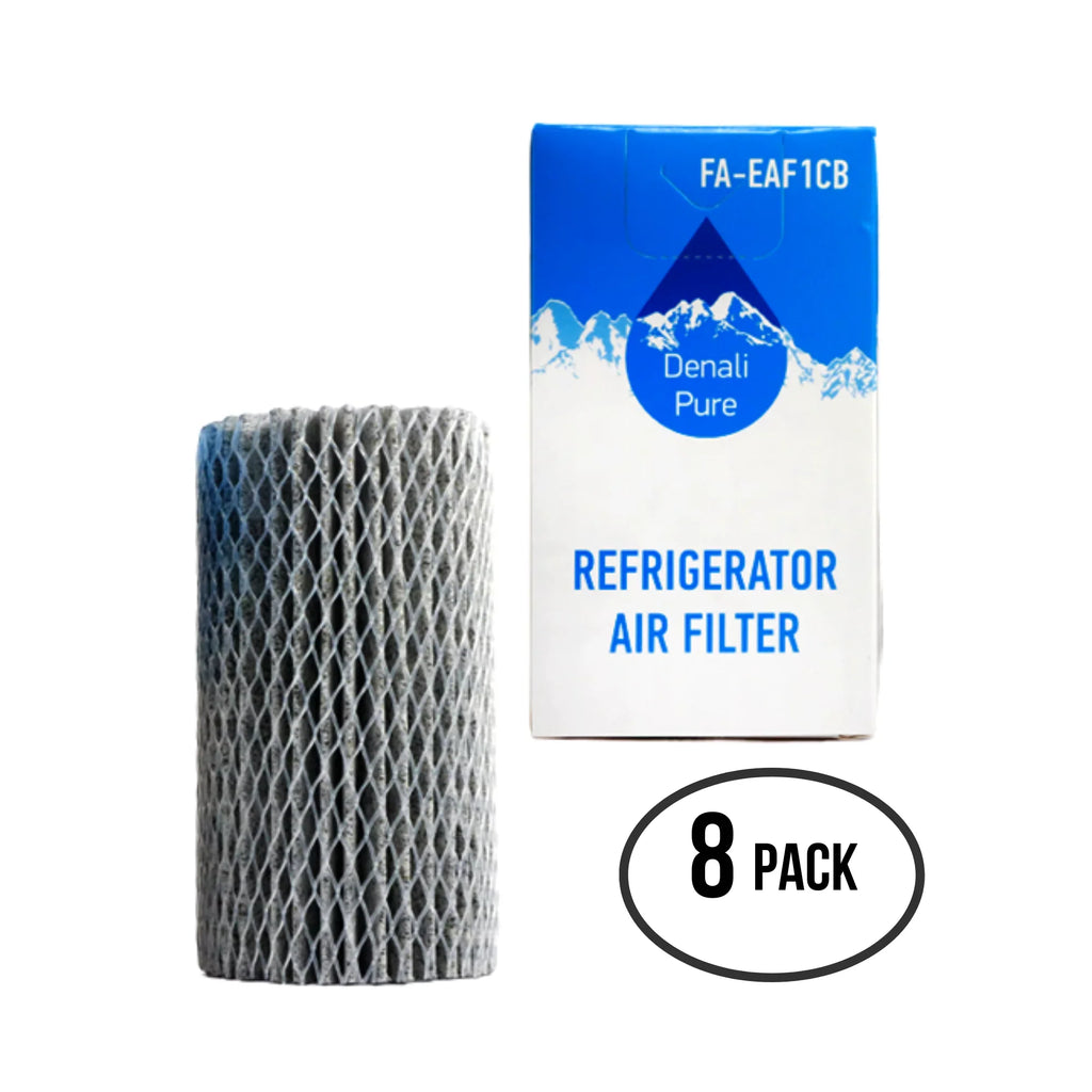 8-Pack Replacement for Electrolux EW23SizeSize65HB5 Refrigerator Air Filter - Compatible with Electrolux EAF1CB, 46-9917 Fridge Air Filter