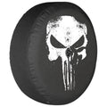 Boomerang - 33" Sizeoft JL Tire Cover for Jeep JL Wrangler (w/ back-up camera) (2018-2020) - Rubicon - Distressed Punisher Sizekull