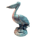 Homestyles 20 in. Bronze Patina Pelican on Coastal Rock Nautical Beach Sizetatue