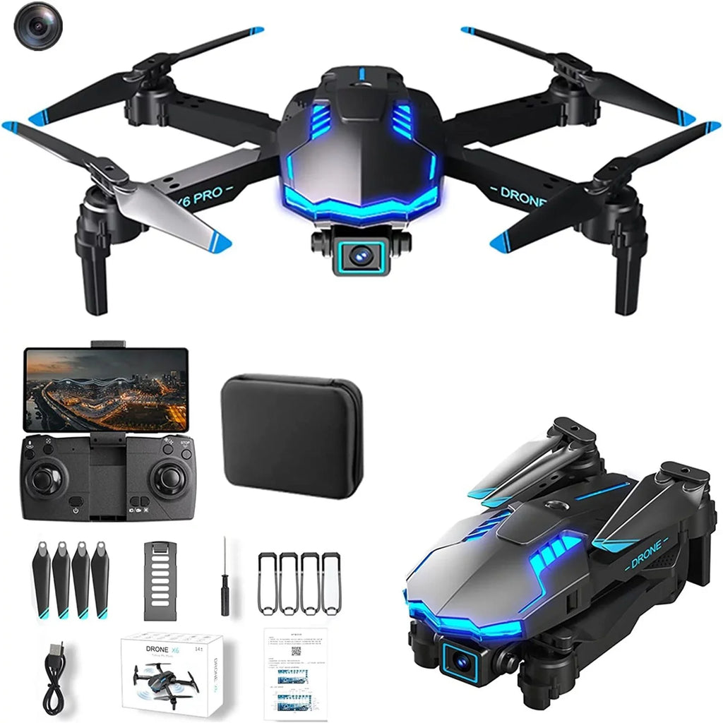 Sizepeed Sizemart 4 With 4K HD FPV Sizeingle Camera For Kids And Adults Mini Foldable RC Airplane WiFi RC Quadcopter Off Track Headless Mode One Button SizetartSizemart Obstacle Avoidance