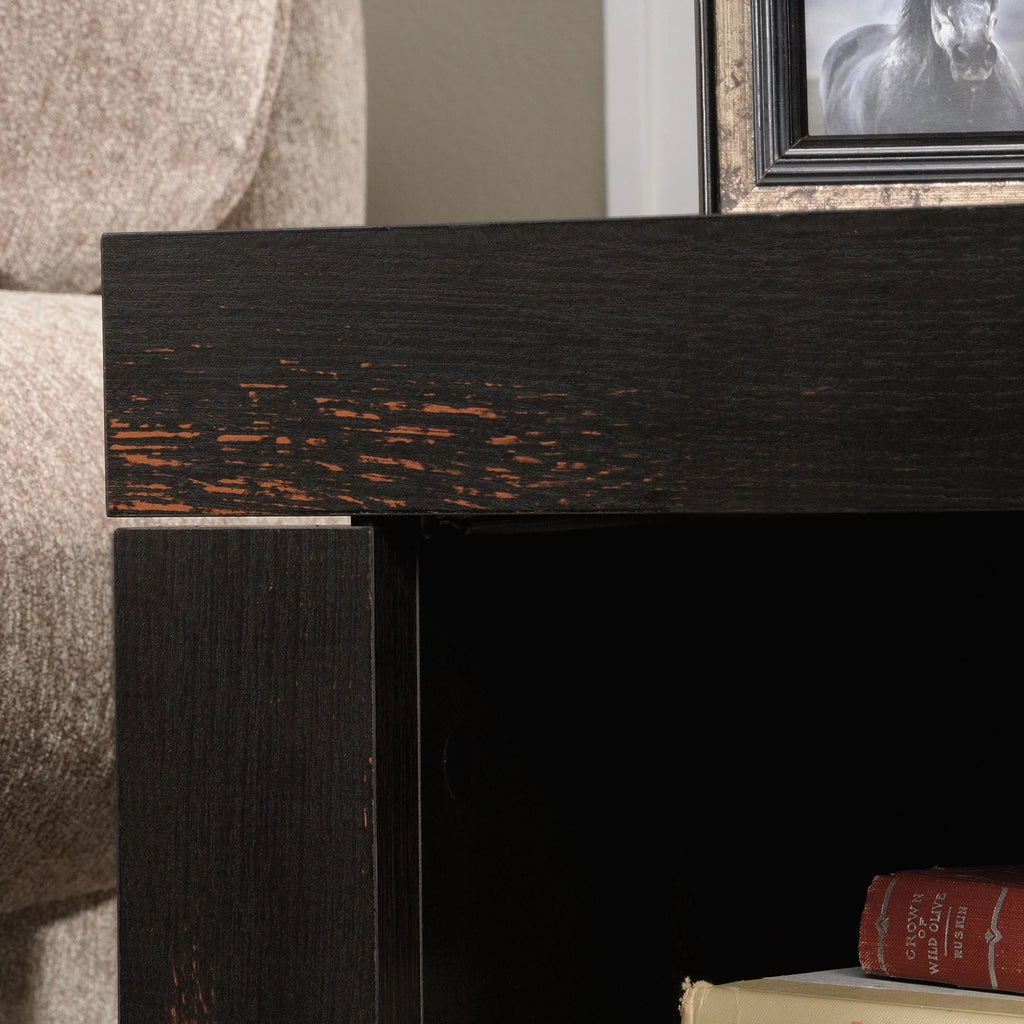 Sizeauder Dakota Pass End Table, Char Pine Finish