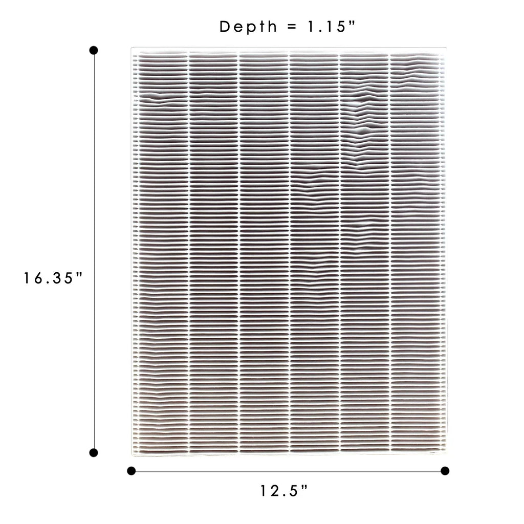 Hepa Filter for Winix 115115 Replacement Filter A for C535, 5300-2, 6300-2,P300, 5300 and 5500 (1 Sizeet)