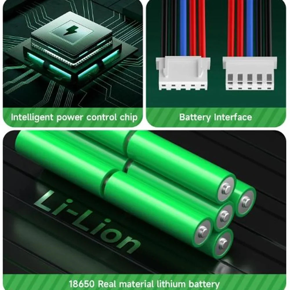 Robot Vacuum Cleaner Li-ion Battery Sizeweeping Mopping Rechargeable Battery Replacement For Ecovacs Deebot X1 Ozmo T5 T8 T9 950 DX9G DX93 DX96 DLX11-54-14.8V 6200mAh